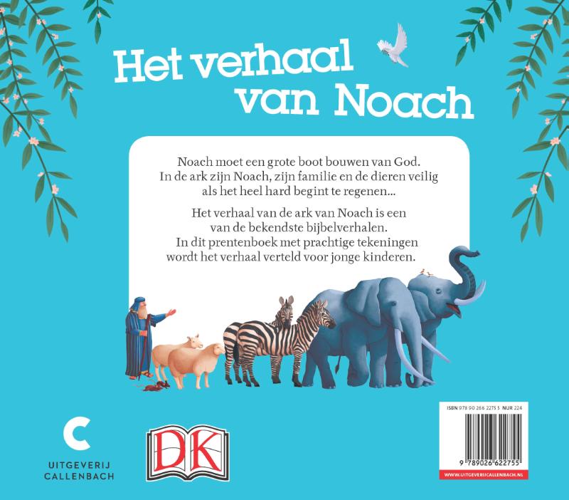 Achterkant van Het verhaal van Noach