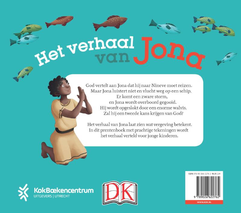 Achterkant van Het verhaal van Jona