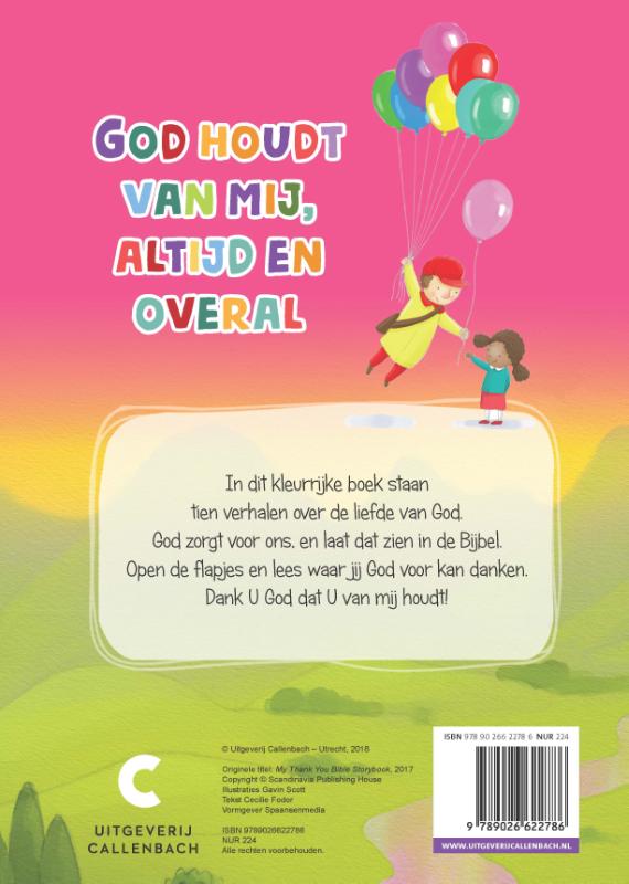 Achterkant van Dank U wel Bijbel