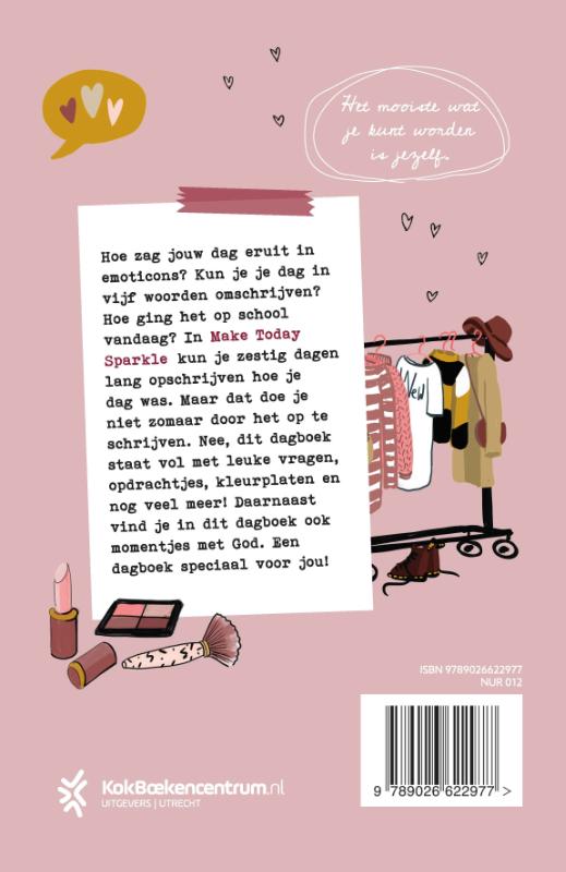 Achterkant van Make today sparkle