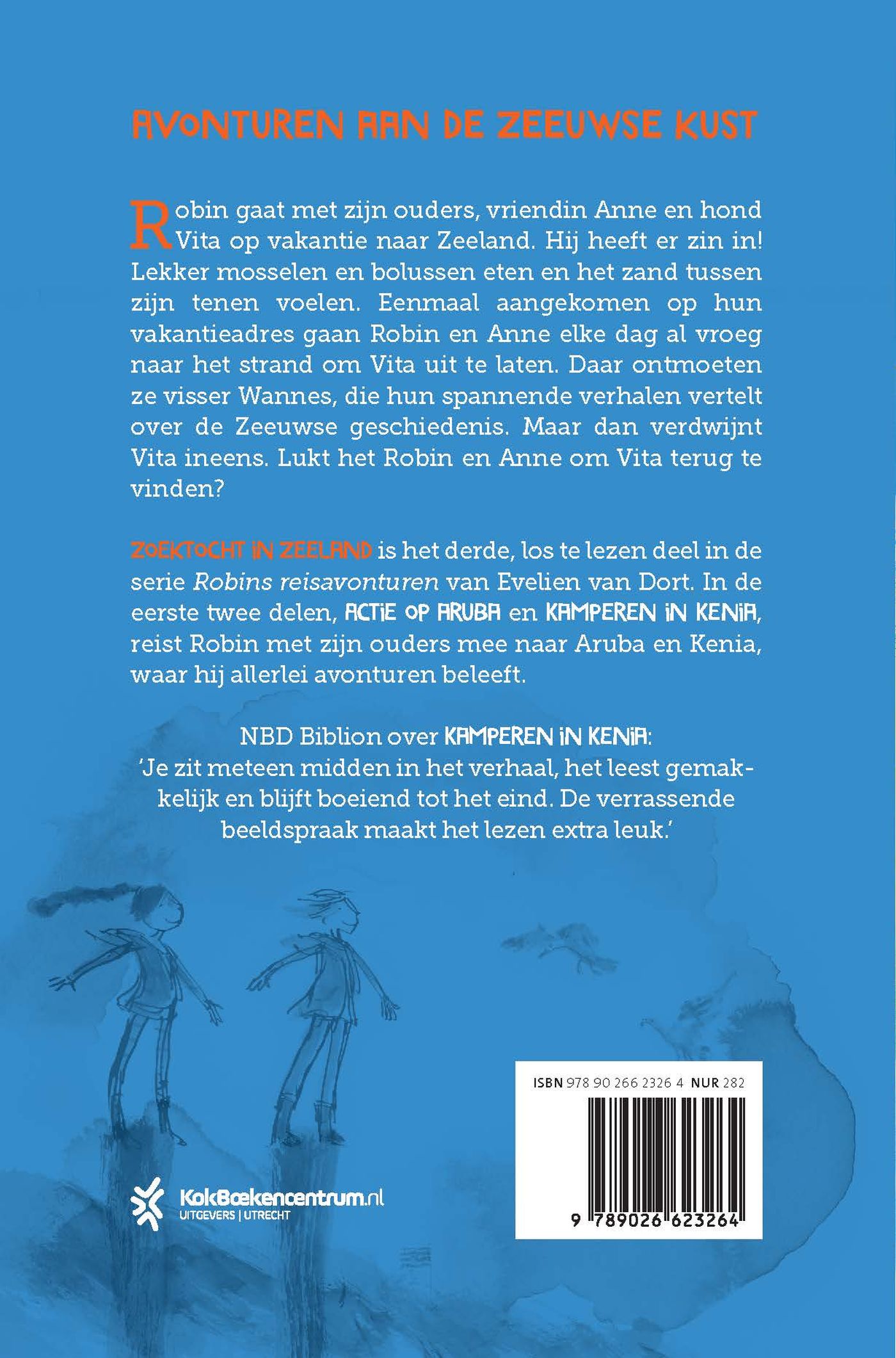 Achterkant van Zoektocht in Zeeland