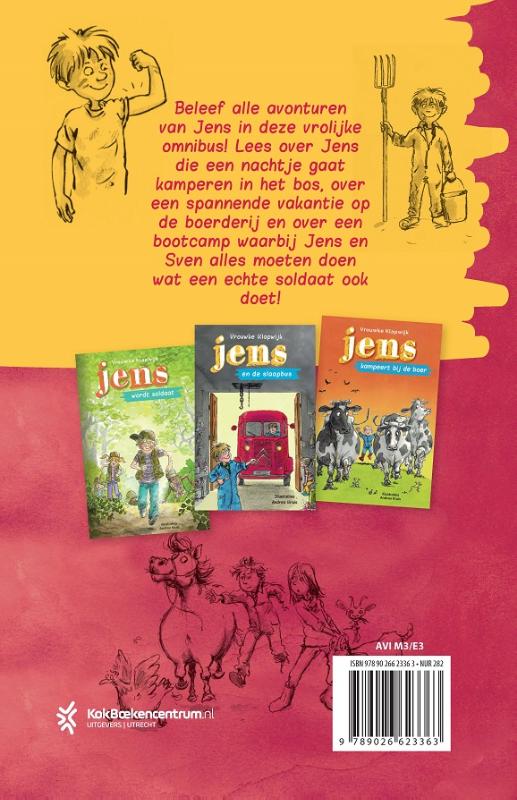 Achterkant van Jens omnibus