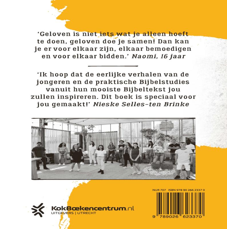 Achterkant van Ik ga voor God!