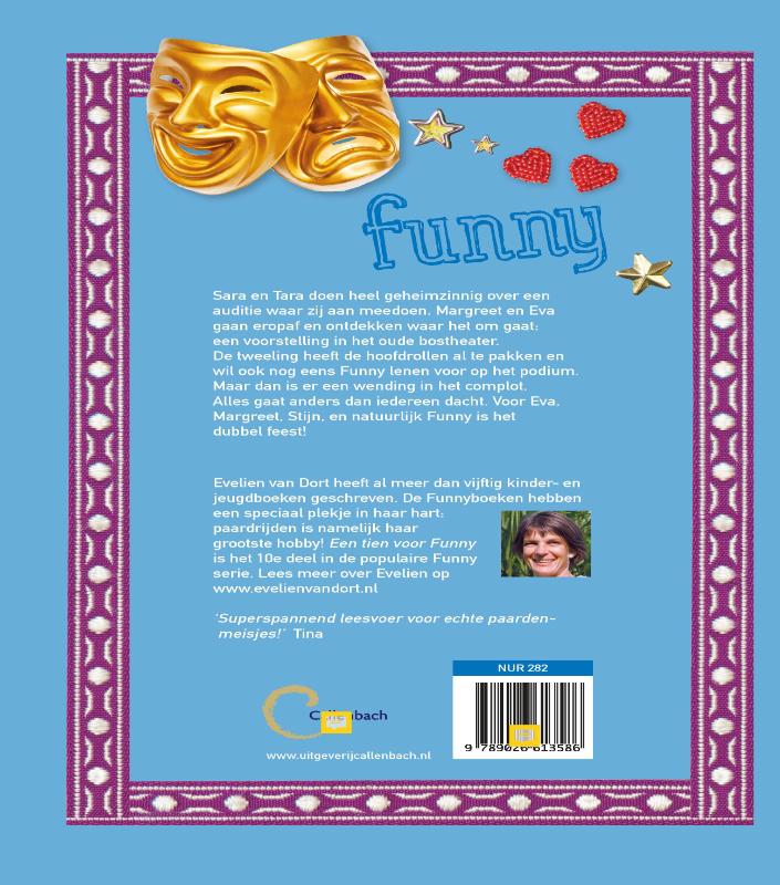 Achterkant van Een tien voor Funny