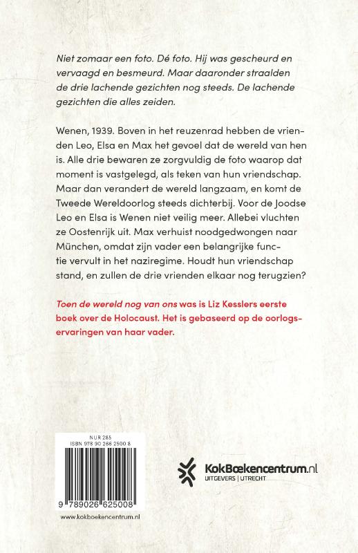 Achterkant van Toen de wereld nog van ons was