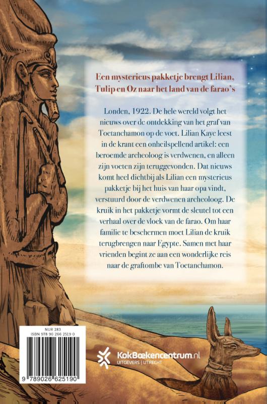 Achterkant van Het mysterie van de farao