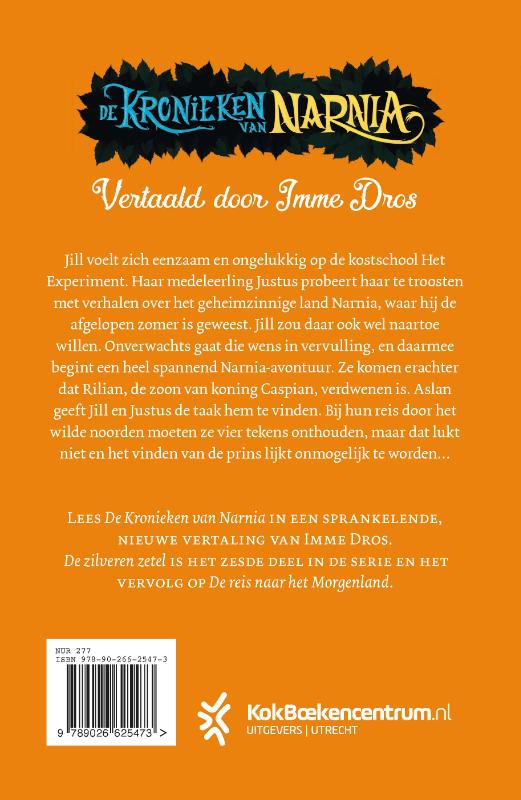 Achterkant van De zilveren zetel