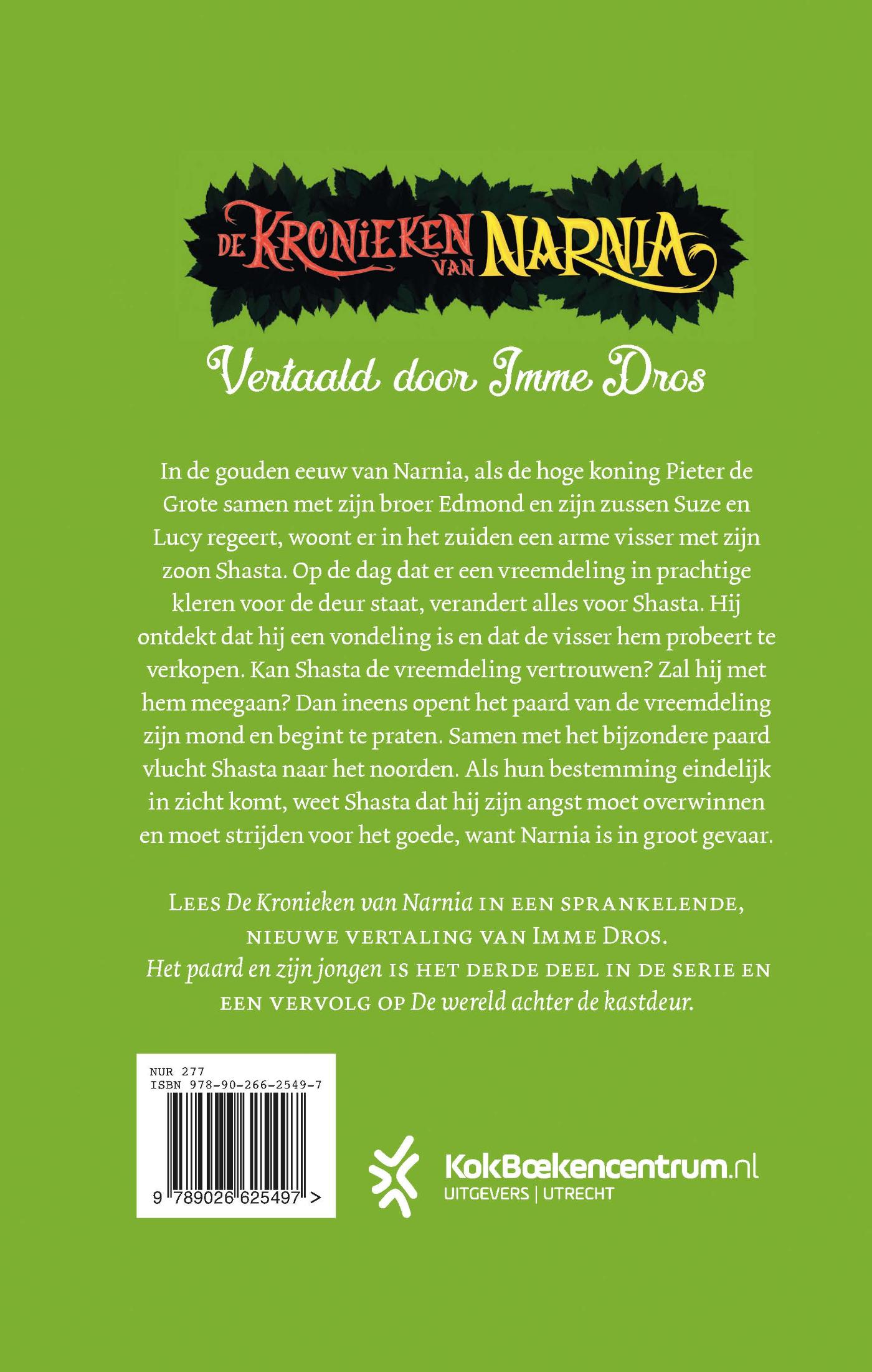 Achterkant van Het paard en zijn jongen