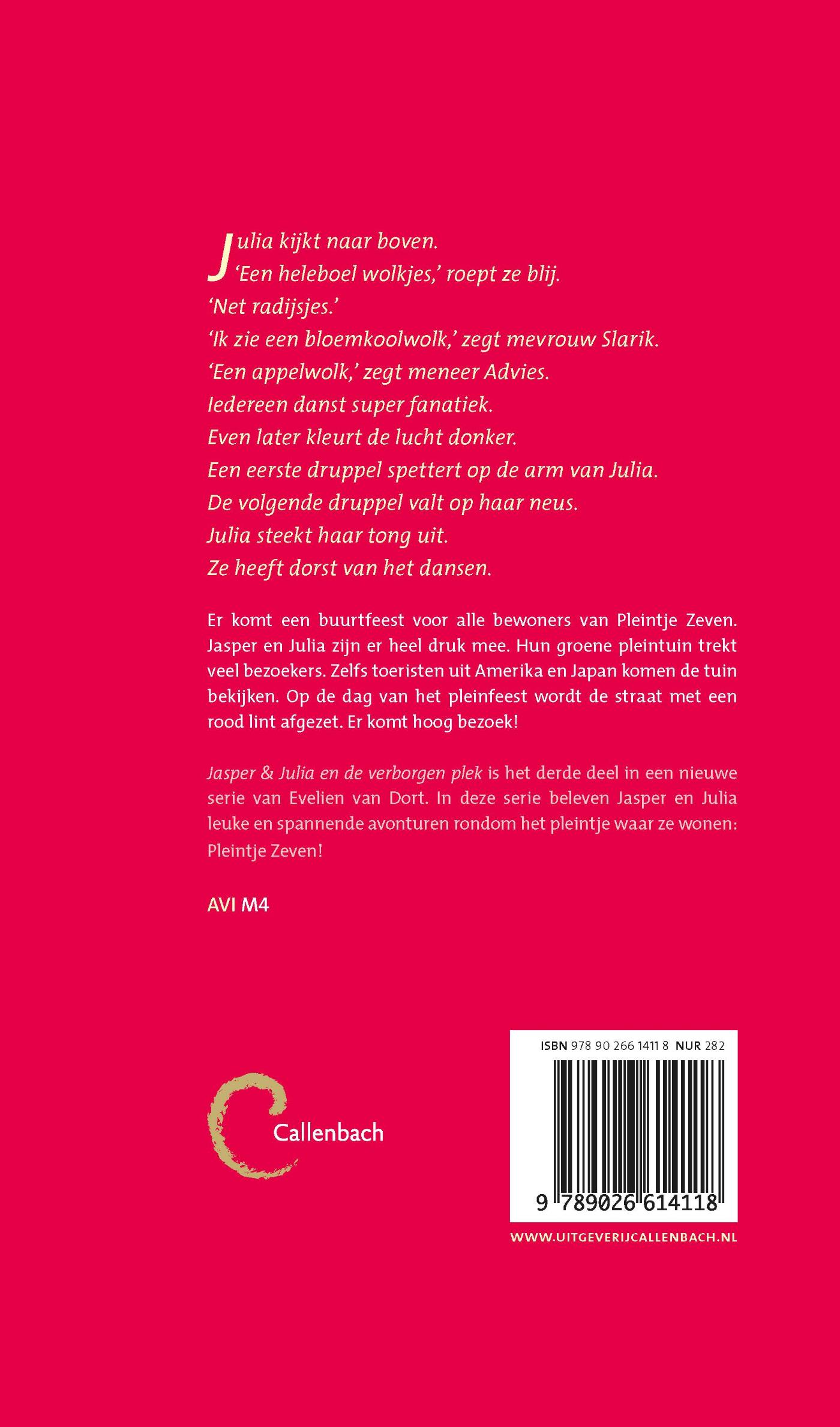 Achterkant van Jasper en Julia en de verborgen plek