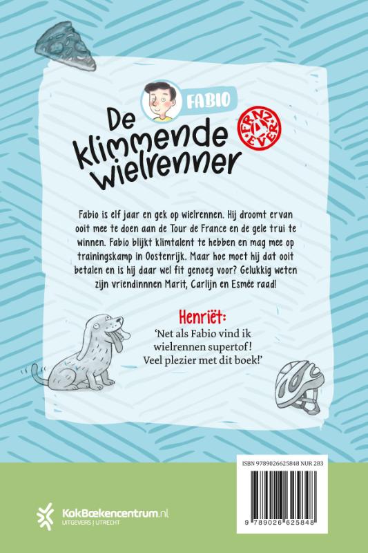 Achterkant van De klimmende wielrenner