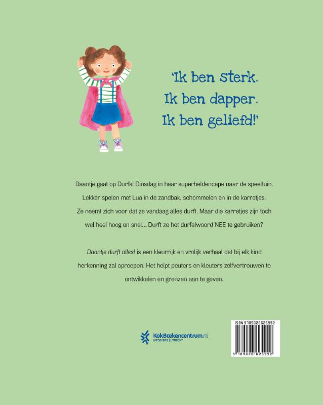 Achterkant van Daantje durft alles!