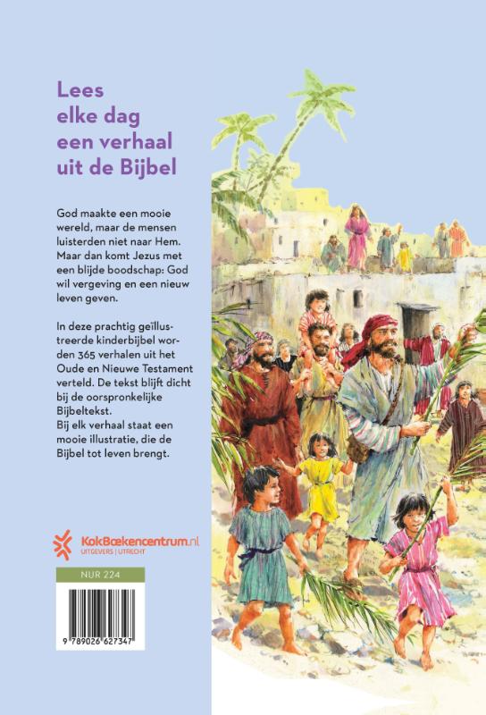 Achterkant van Kinderbijbel in 365 verhalen
