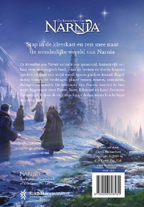 Achterkant van De Kronieken van Narnia