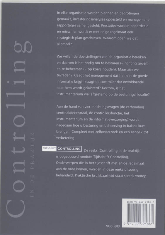 Achterkant van Besturing en beheersing