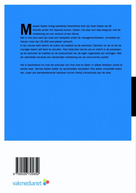 Achterkant van Gemba kaizen