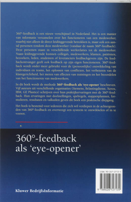 Achterkant van 360 graden feedback als 'eye-opener'