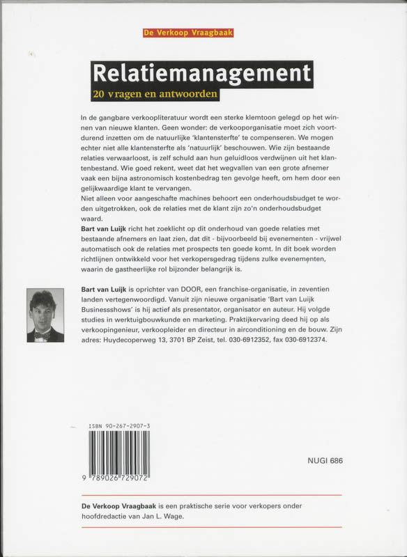 Achterkant van Relatiemanagement