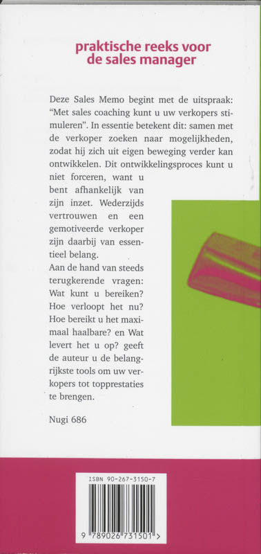 Achterkant van 14 tools voor sales coaching