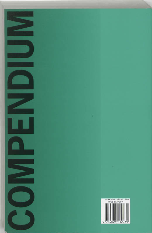 Achterkant van Compendium bijzondere overeenkomsten