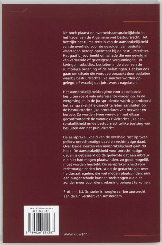 Achterkant van Schadevergoeding en de Awb