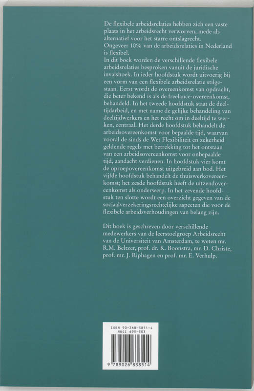 Achterkant van Flexibele arbeidsrelaties