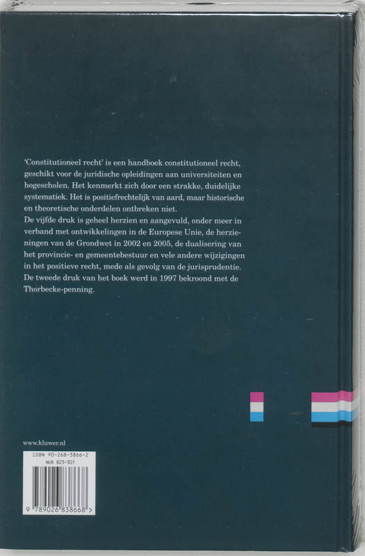 Achterkant van Constitutioneel recht
