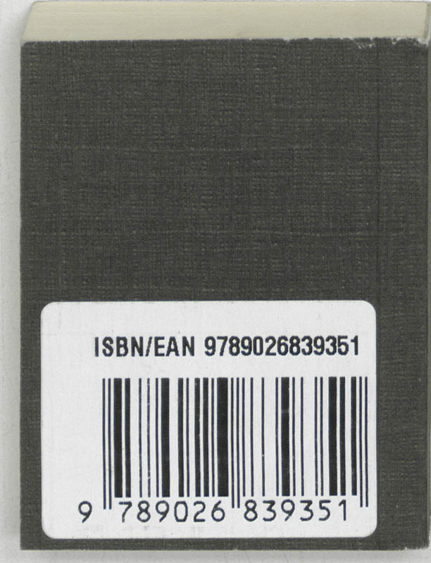 Achterkant van Titels 1, 2 en 3 Boek 1 Rv