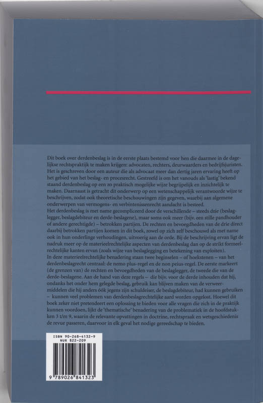 Achterkant van Derdenbeslag
