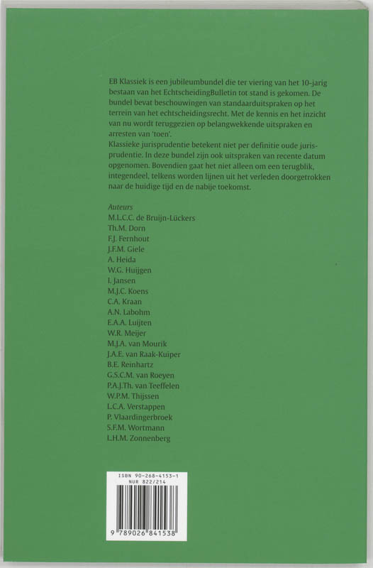 Achterkant van EB Klassiek