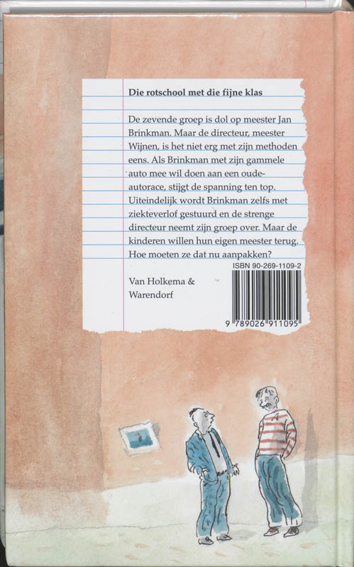 Achterkant van Die rotschool met die fijne klas