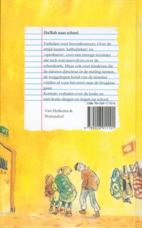 Achterkant van Ha/Bah naar school