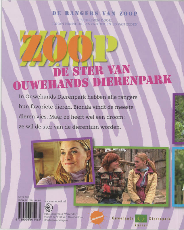 Achterkant van Zoop De ster van de dierentuin