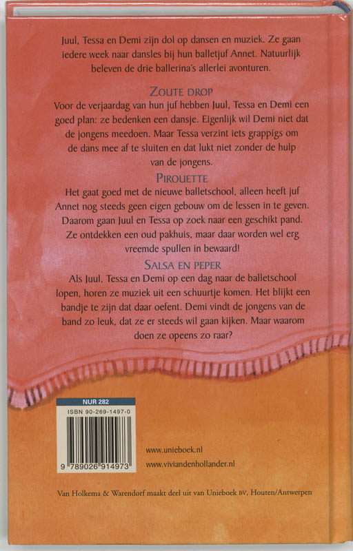 Achterkant van Prima ballerina