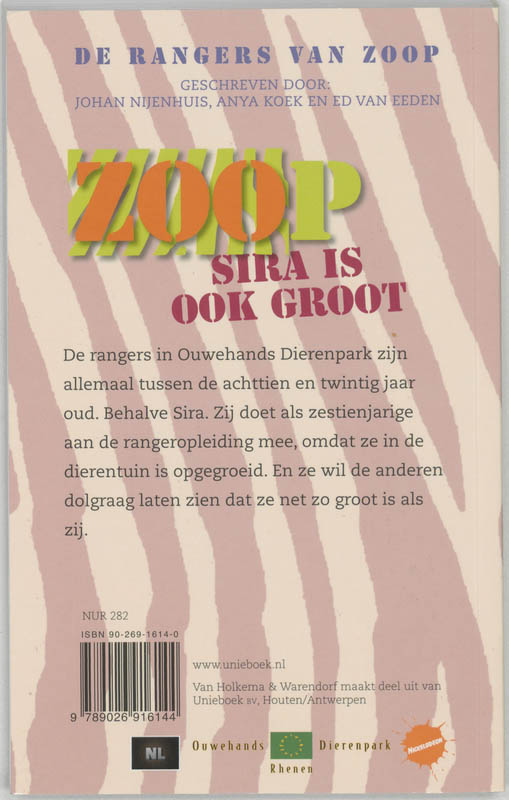 Achterkant van ZOOP 5 Sira is ook groot