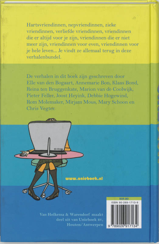 Achterkant van Girlz stuff