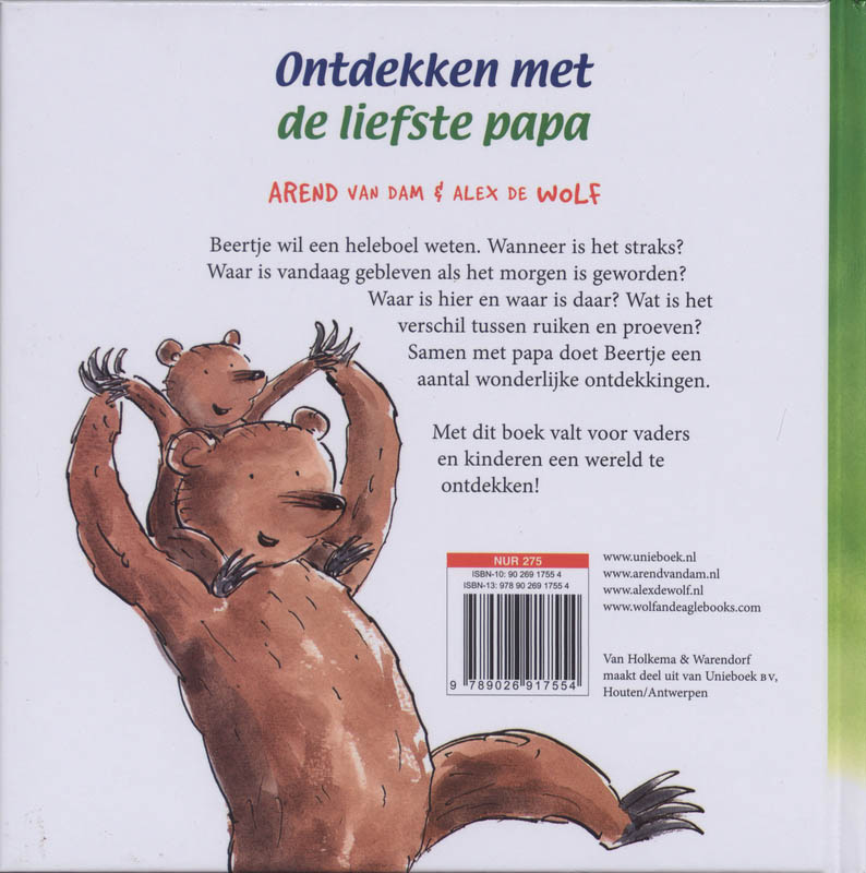 Achterkant van Ontdekken met de liefste papa