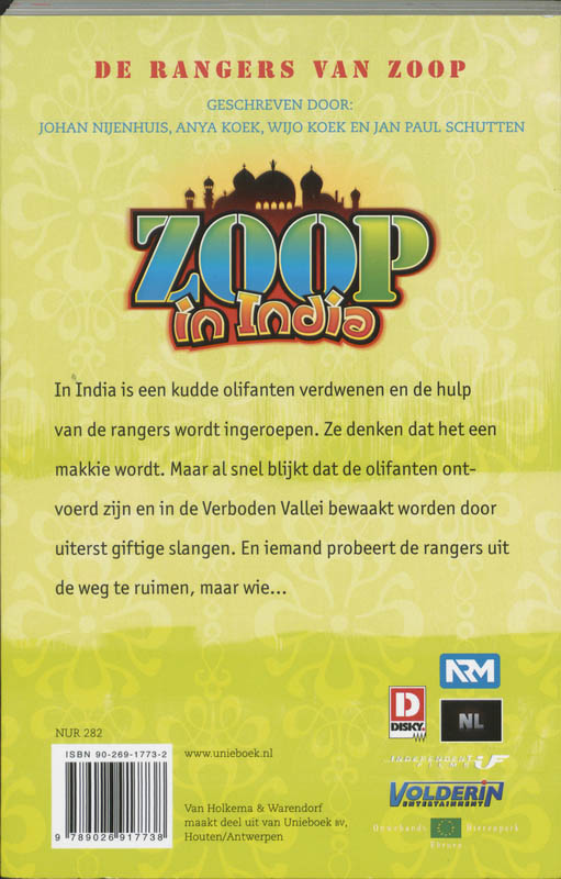 Achterkant van ZOOP in India