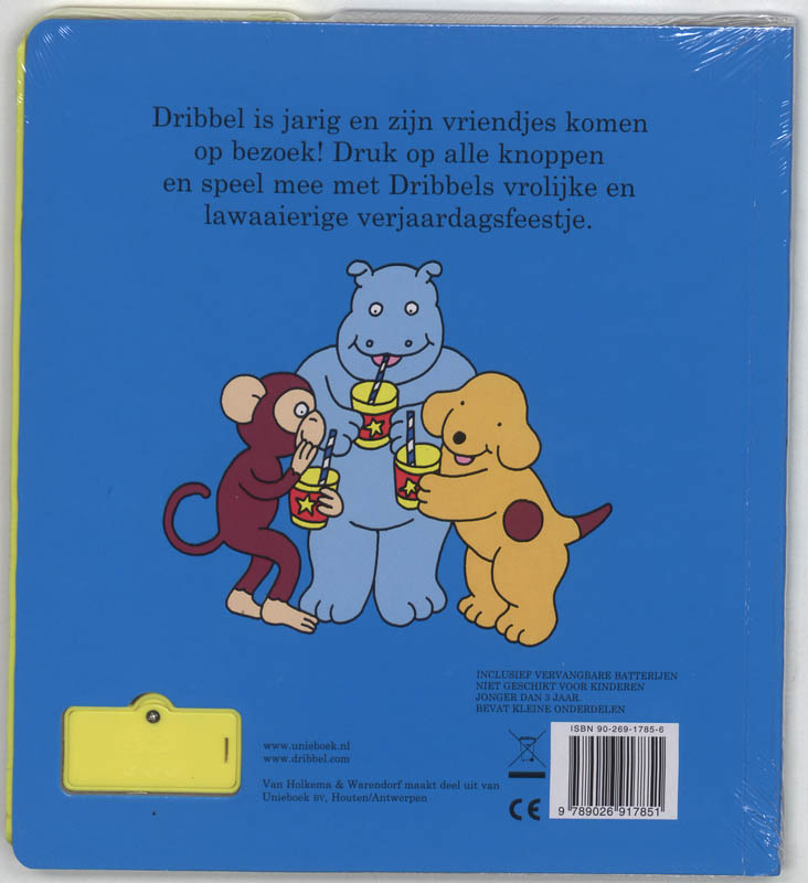 Achterkant van Dribbel is jarig