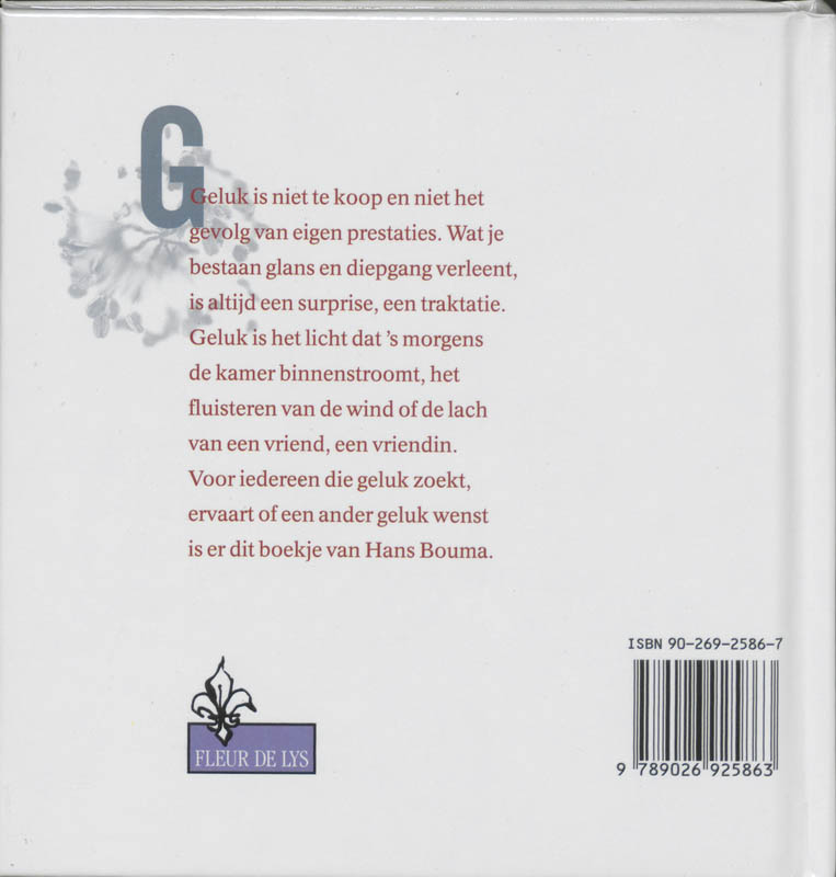 Achterkant van Geluk gewenst