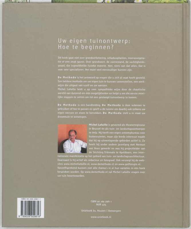 Achterkant van de methode