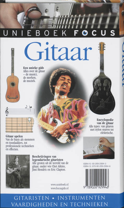 Achterkant van Gitaar