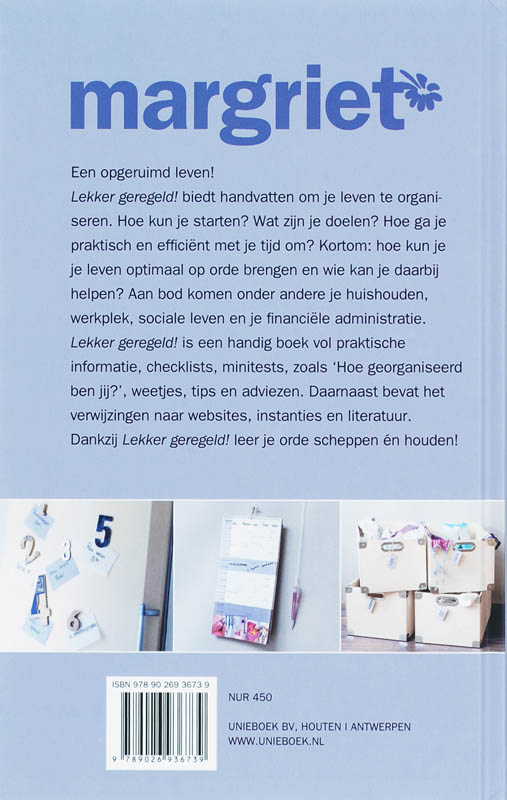 Achterkant van Lekker geregeld