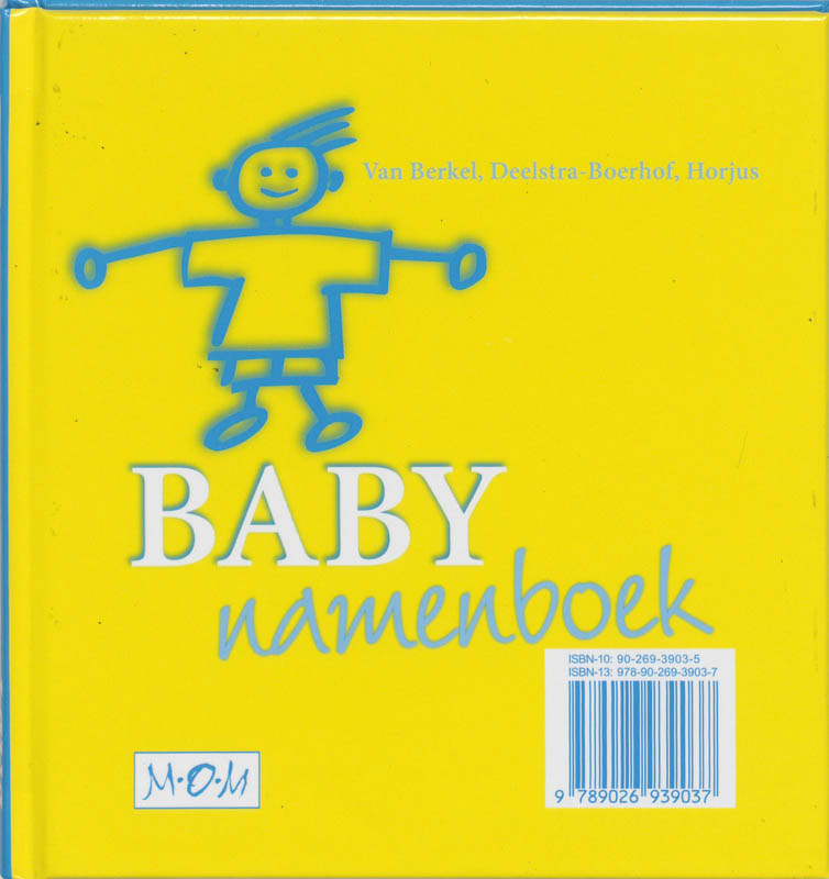 Achterkant van Babynamenboekje