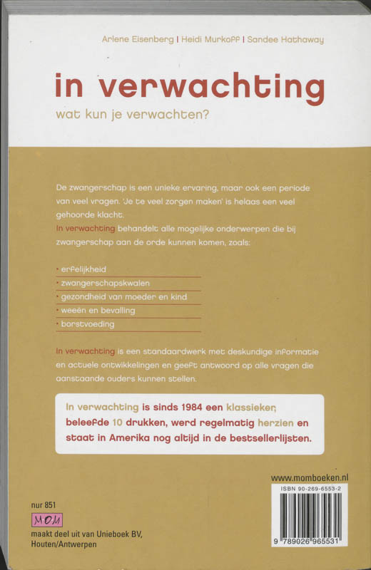 Achterkant van In verwachting