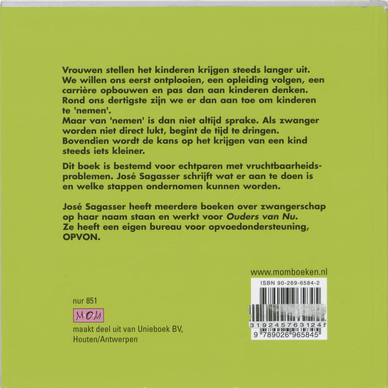 Achterkant van Vruchtbaarheidsproblemen