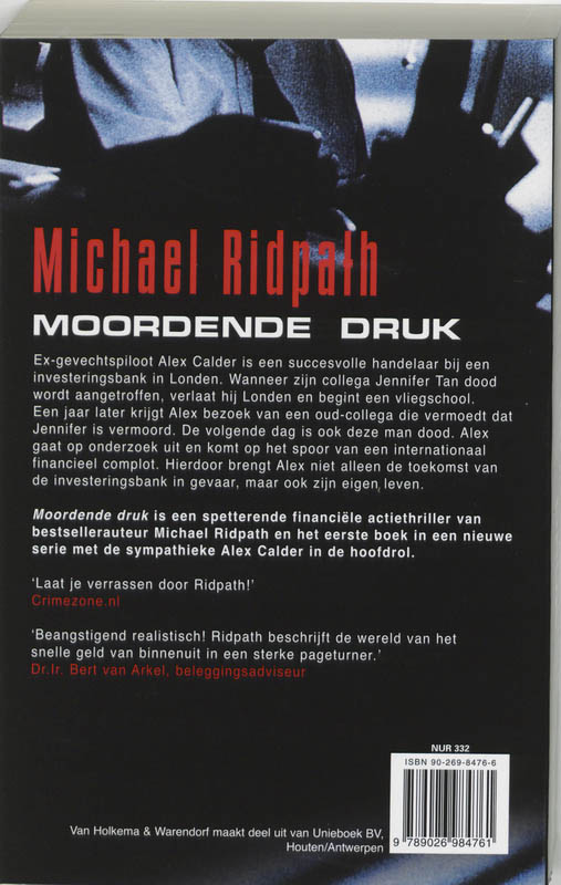 Achterkant van Moordende druk