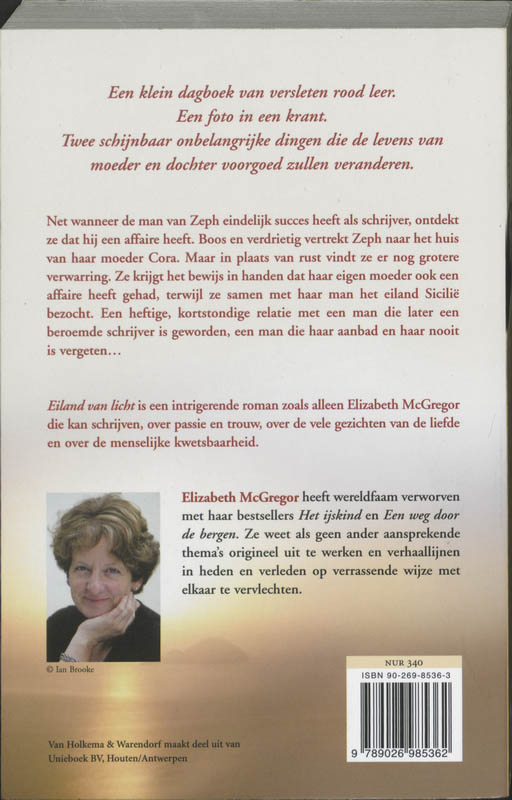 Achterkant van Eiland van licht