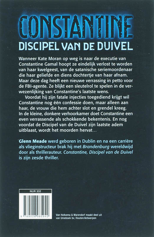 Achterkant van Constantine, discipel van de duivel