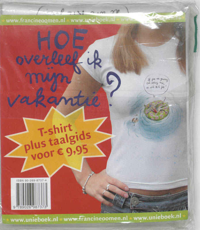Achterkant van Hoe overleef ik mijn vakantie in Engeland