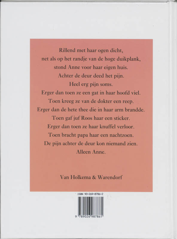 Achterkant van Anne